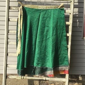Magic wrap skirt, maxi skirt, boho skirt